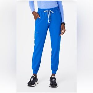 Figs Women's Royal Blue High Waisted Uman Relaxed Jogger Scrub Pants